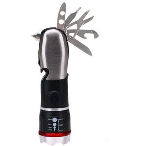 Adventure is Out There Automobile Car Emergency LED Flashlight Multi-Tool, Black
